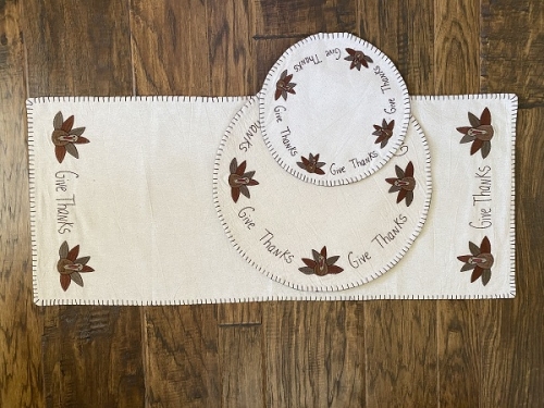 GIVE THANKS COLLECTION MAT & RUNNER